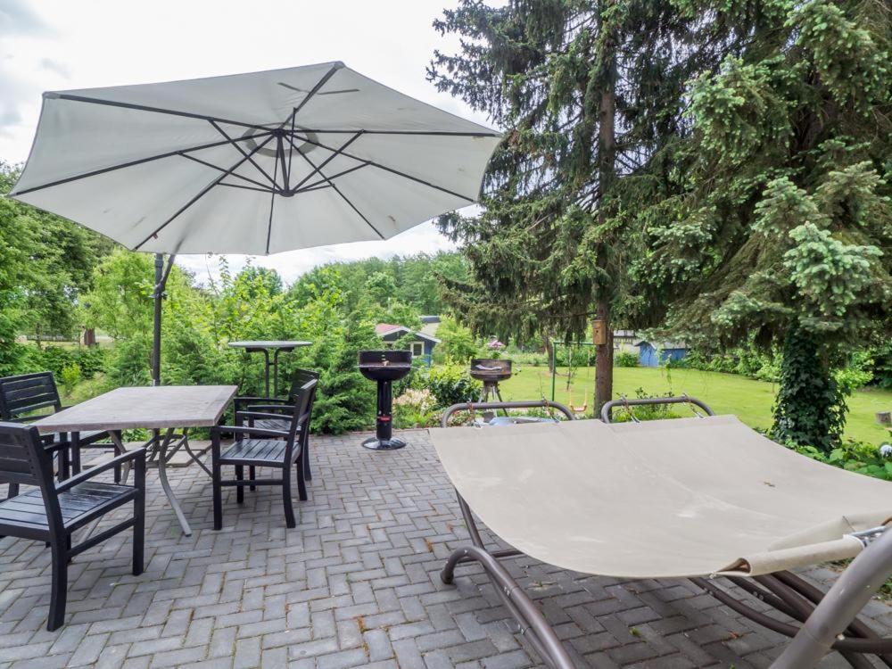 Naturferienhaus Mit Schlossblick In Drubeck Exterior photo